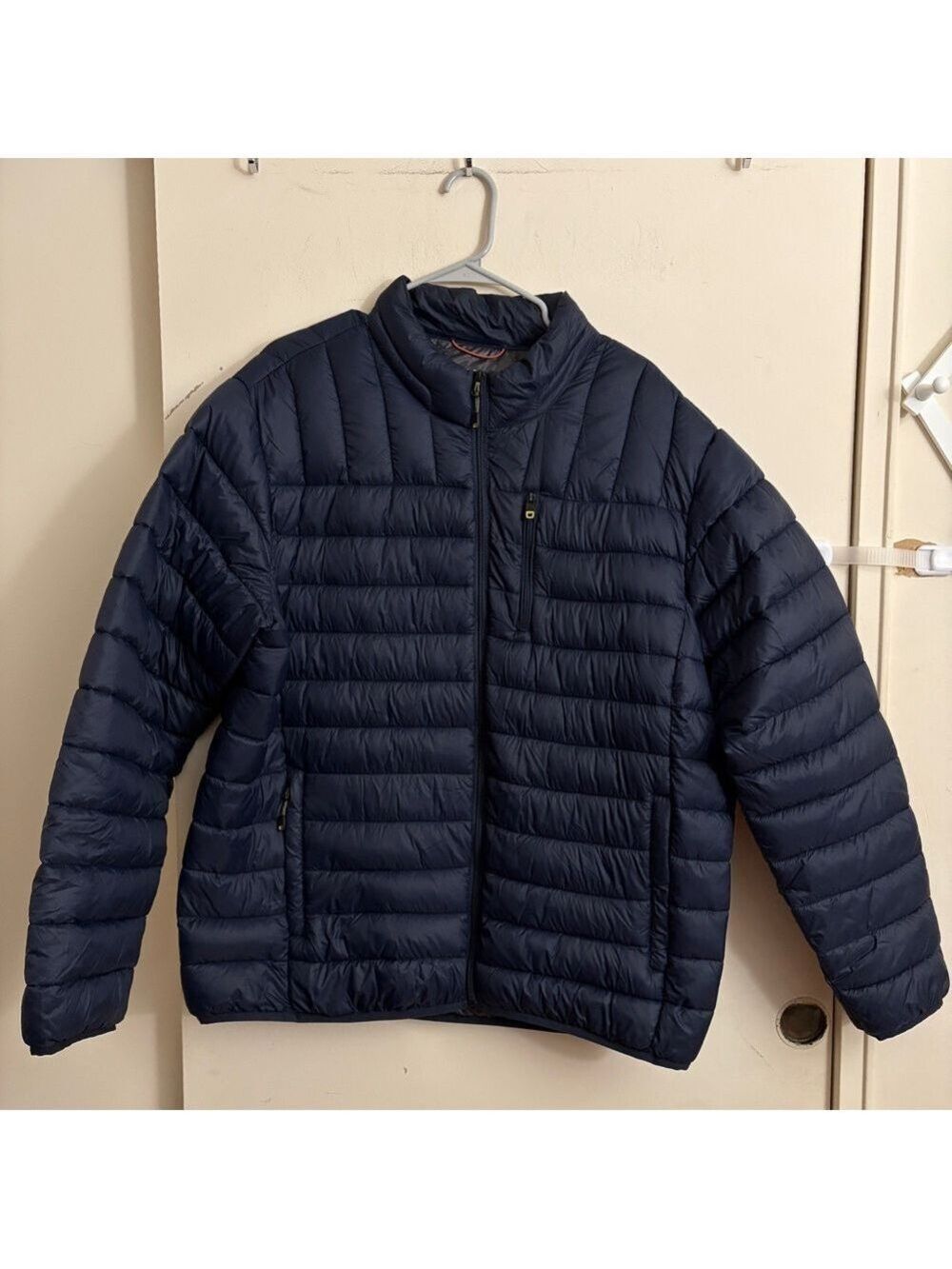 Hawke & Co Mens XXL Performance Dynamic Sport Fiber Puffer Jacket Coat Blue
